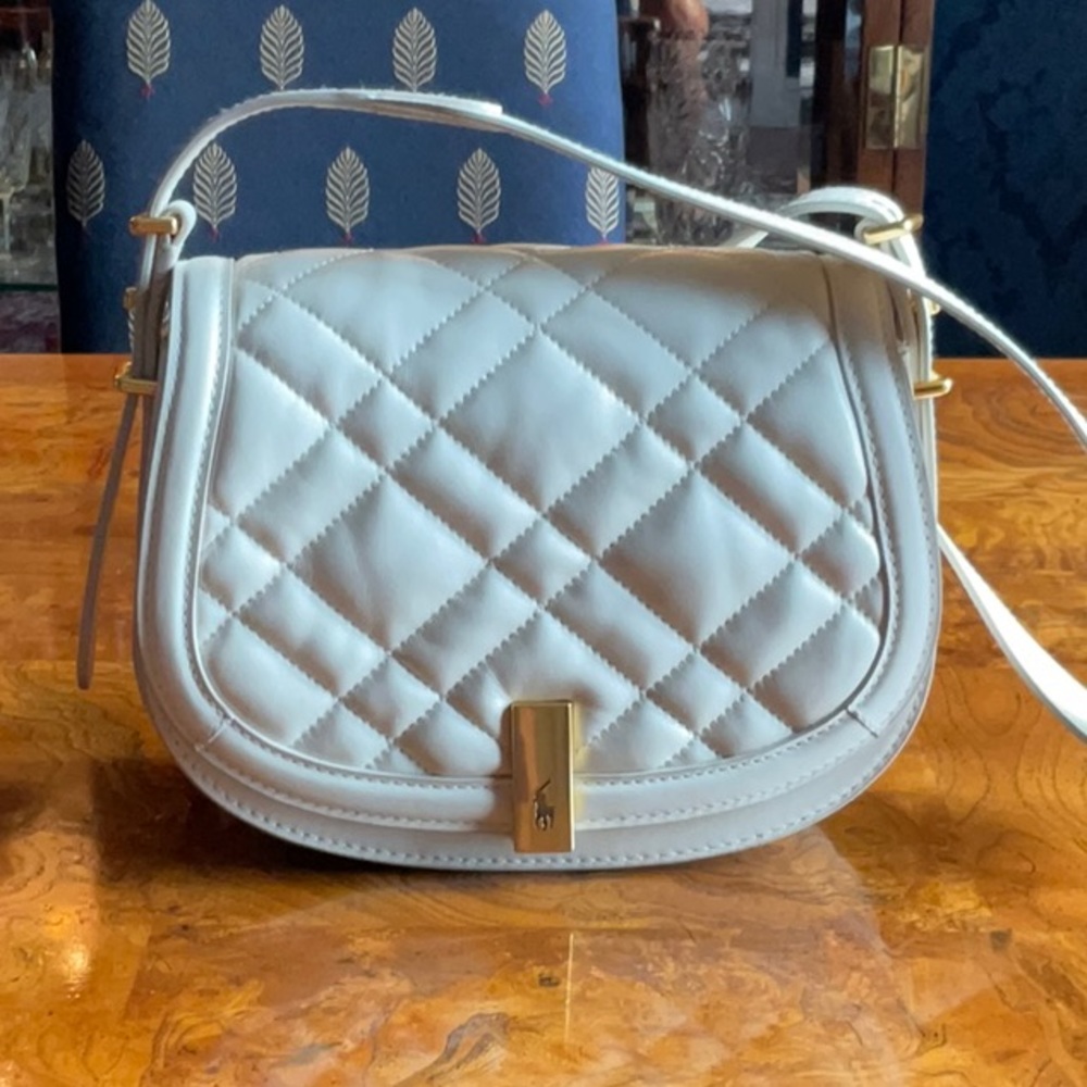 Polo ID Quilted Leather Saddle Bag